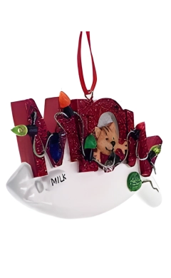 Meow kat ornament