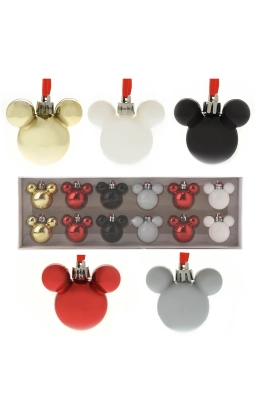 12 mini Mickey kerstballen